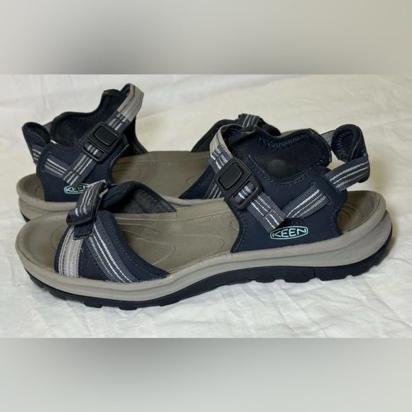 Keen Shoes - Keen Womens Terradora Il Open Toe Sandals Blue Gray Comfort Size 9 / 9.5 1022448